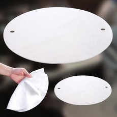 LEOLIO 도자기 및 도자기용 12인치 배트메이트 제작용 업그레이드된 원형 점토 던지기 천 도구 기계 액세서리용 배트 패드(흰색), 2, 1개