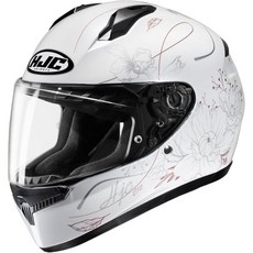 HJC 헬멧 오토바이 헬멧 전면 전체 통풍 내부 부착 분리 가능 C10 에픽 HJH237 흰색 S (55 - 56cm), 화이트, M (57-58 cm)