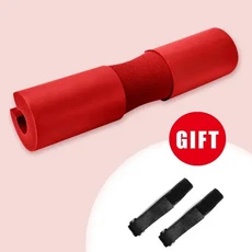 바벨 폼 패드 목 어깨 내구성 역도 스쿼트 세트 체육관 두꺼운 미끄럼 방지 피트니스, For 3"x3" Rack with 1" Hole, 03 빨간
