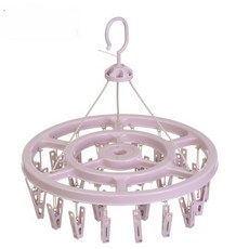 온리코 둥굴이 원형 양말.속옷 건조대, 퍼플, 1개