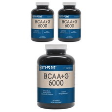 Mrm BCAA+G 6000膠囊, 150顆, 3罐
