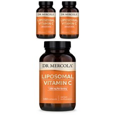 DR. MERCOLA 脂質體維他命C膠囊 1000mg, 180顆, 3罐