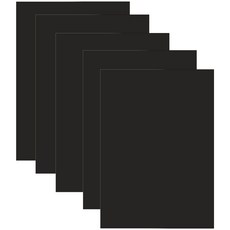 다한진 컬러 포맥스판 A4(210mm297mm*5T) 두께5mm 교재용 미술용 DIY용, 5개, 흑색