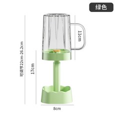 ORDO 可調整高度 漱口杯牙刷架, 1個