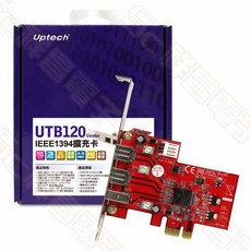 祥昌電子 UPMOST 登昌恆 UTB120 Combo IEEE1394 擴充卡, 1個