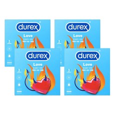 듀렉스 뉴 러브 콘돔 3P 일반형콘돔, 3개입, 4개