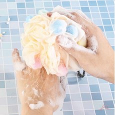 네보자 샤워볼 샤워타올 거품볼 어린이샤워볼 바디샤워볼 목욕볼, 03_라이트파우더, 03_라이트파우더