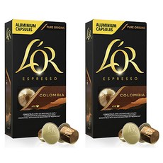 로르 에스프레소 콜롬비아, 2개, 52g, 10개입