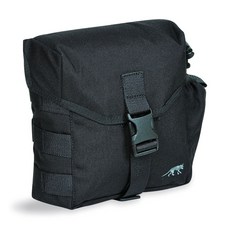 山道具屋 Tasmanian Tiger CANTEEN POUCH MKII 軍用水壺袋 便當袋 耐磨CORDURA材質, 1個, 黑色