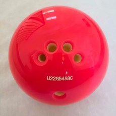 틴다샵 초보자볼링공 입문용 볼링공 볼링 8파운드 1개, 4lb 5홀 레드 어린이용