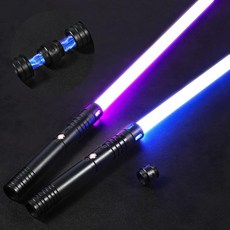 2 in 1 라이트세이버 15컬러 RGB6사운드연결형 메탈 핸들 광선검, 3. 20 Colors Black