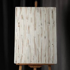 촬영용 나무배경판 원목 배경 패널 나무판 사진 스튜디오, E. 얼룩덜룩한 흰색 60x80