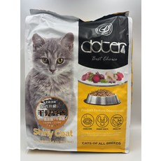 doter 寵愛物語 貓糧 添加Omega 3&6 呵護毛髮 全品種貓咪適用, 4.5kg(9.9lbs), 1個, 毛髮亮麗
