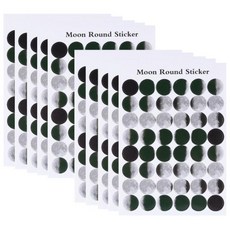 지구그림자 위상변화 달모양 스티커 10매 방과후만들기키트 돌봄교실 체험교실 월면구, 2세트