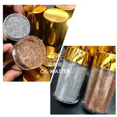 油老爺 金蔥粉 DIY手作美工材料, 1個, 500g袋裝 銀色
