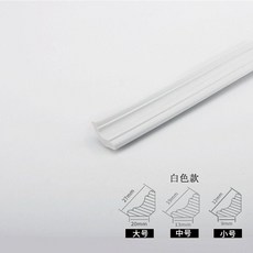 無品牌 PVC陰角線裝飾條 背景牆美縫美邊線條三角收邊條 天花板頂角線 自粘, 白色 5米一條  自粘,12mm, 1個