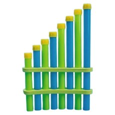 방과후음악 연결소리통 팬플룻 만들기 5인용 팬파이프 오감발달 팬플루트, 1세트, 혼합색상, 팬플룻 만들기 5인