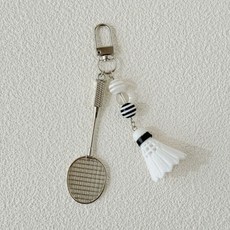 라켓 스포츠 키링 배드민턴 셔틀콕 에어팟 백참, 1개, SN.배드민턴키링