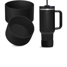 멀티쿠커 미니세탁기 전기요 믹서기75mm 컵 멀티 컬러 스페이스 머그 슬리브 단열 미끄럼 방지 긁힘 방지, 03 black