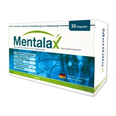 Mentalax 釋寧軟膠囊 30粒/盒 南非醉茄萃取 天然穀維素 綜合維生素, 1個, 30顆