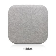 DFMEI 記憶棉椅子坐墊辦公室家用學生板凳超軟屁股座椅墊, 淺灰色