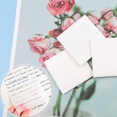 반투명 공부 중요 필기 필름 접착식 메모(소형)1P_ DDD22