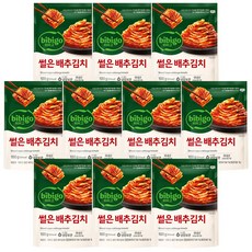 (냉장)비비고 썰은배추김치100g, 100g, 10개