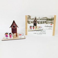 (TD) 하비DIY 세계전통가옥만들기 - 인도네시아