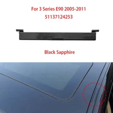 BMW E90 차량용 루프랙 커버 플레이트 러닝 워터 스트립 소형 3 시리즈 51137124253용, 03 Black sapphire