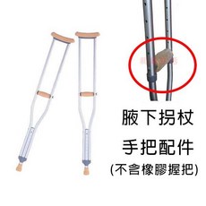 富士康 腋下拐杖配件 手把螺絲 握把塑膠芯(不含橡膠) 單售, 1個