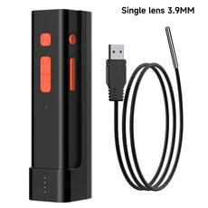 1080P HD WiFi 무선 내시경 3.9MM IP67 방수 단일 듀얼 트리플 자동 초점 렌즈 분할 디자인 iOS/안드로이드, 02 3.5m, 04 Single 3.9mm