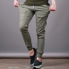 스댕클럽 남성용 치즈스판 밴딩 조거 포켓 카고바지 BJ2683