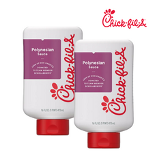 [Chick-fil-A] [1+1] 칙필에이 소스 Chickfila 폴리네시안 473ml + 폴리네시안 473ml 칙필레 소스 Chick-fil-A Dipping Sauce