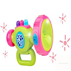 HM 나팔 모양 소리나는장난감 장난감트럼펫, 1개, 옐로우