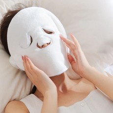 뷰티소품코튼타올 페이스스팀마스크