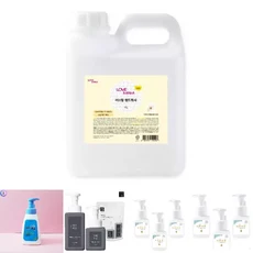 테온셀 거품비누 크리넥스 럭셔리 폼 핸드워시 300ml x 2개/소프트/리필/대용량/액체/비누/손/세정제/물비누/버블, 러브맘 핸드워시 레몬향 4L/학교/유치원/세정제/버블/