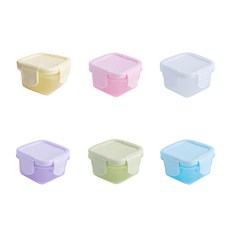 홈스윗홈 미니 밀폐용기 세트 60ml 6개