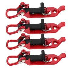 BUGUUYO 소방관 기어 클램프 홀더 삽 장착 브래킷 루프 랙 캠핑 장비용 4개 158647