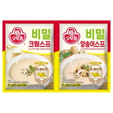 오뚜기 비밀스프 크림 5개+양송이 5개, 80g, 1세트