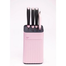 ZUUTII 彩刃不鏽鋼刀具五件組, 櫻花粉, 1個