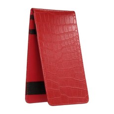 YELARXI Golf Scorecard Holder PU Leather Yardage Book Cover with Elastic Straps Golf Score Book P