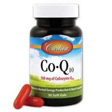 Carlsson Labs 輔酶 Q10 300 毫克軟膠囊, 1個, 30入