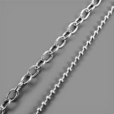 ML 실버 연결줄 군번줄, 은색줄