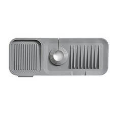 廚房水槽加厚矽膠瀝水墊, 深灰, 1個