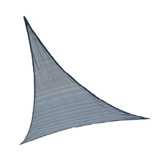 썬키다 옥상 방수 삼각 그늘막 차광막 썬쉐이드 옥상 천막, 5m삼각, HDPE 메쉬 그레이
