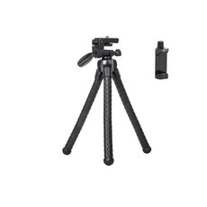 체리스팟 스마트폰 카메라 미니 고릴라 삼각대 CS-VCT3280 줌바 헤드 홀더, 1개, 블랙