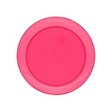 Party Essentials Party Supplies 브라이트 핑크 모음 일회용 플라스틱 디너웨어 장식 생일 베이비 샤워 독신 15.2cm(6인치) 40개