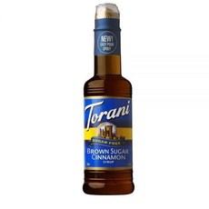 Torani 무설탕 향 음료 시럽 흑설탕 시나몬 300ml(12.7온스) 병 (4팩)