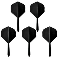 다트 플라이트 내구성 통합형 플라스틱 스크류 일체형 키트, 색상: 1. Black, 1개