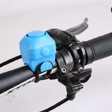 핸들바 장착 대음량 전자식 경적 벨 보행자 경고 안전 주행 알림 신호 장치, 1개, 블랙